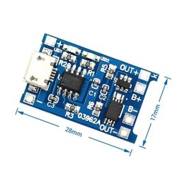 2024 DIY Power Bank Laad Board voor 18650 Lithium Li-ionbatterijen met Type-C USB 5V 2A-ingang en 37V-uitgang voor Type-C USB Power Bank