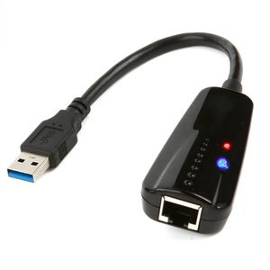 2024 DM-HE78 RTL8153 Carte réseau USB3.0 Gigabit sans lecteur USB vers RJ45 Convertisseur de câble de réseau externe RJ45 Adaptateur réseau sans lecteur