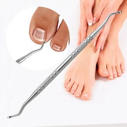 2024 Dubbele roestvrijstalen teen-nagelbestand voor ingegroeide teencorrectie en voet nagelverzorging Hook Manicure Clean Tool biedt de ultieme