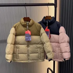 Vestes d'hiver en duvet pour enfants, manteau bouffant de styliste, épais, chaud, haute mode et loisirs, Parkas asiatiques pour femmes et hommes, 2024