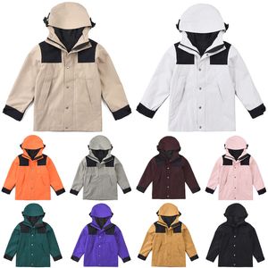 2024 Down Coat Enfants Enfants Down Coat NF Designer 22 Veste d'hiver Garçons Filles En plein air à capuche Parka chaude Noir Puffer Vestes Lettre Imprimer Vêtements