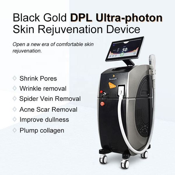2024 Dpl Opt épilation élimination de l'acné Machine de beauté N-I-R S-R dispositif d'élimination des taches de rousseur Ultra-photonique dispositif de rajeunissement de la peau