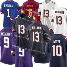 2024 Jersey Draft Men Women Youth Kids Kids Caleb Williams 5 Jayden Daniels 10 Drake Maye 18 Marvin Harrison Jr. 9 J.J.McCarthy 8 Malik Nabres 1 Rome Odunze Football Jerseys