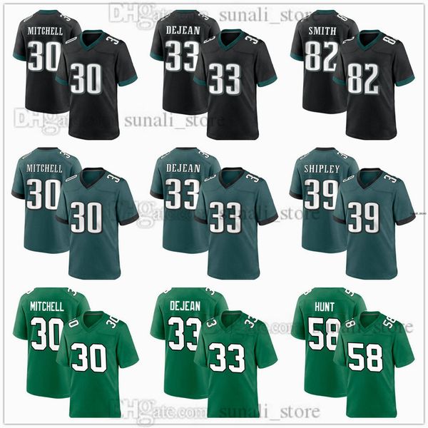 2024 Draft Pick Football Jersey 30 Quinyon Mitchell 33 Cooper Dejean 58 Jalyx Hunt 39 Will Shiple 82 Ainias Smith 54 Jeremiah Trotter Jr. 79 Trevor Keegan Stitched