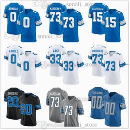 2024 BROUPE Pick Jerseys de football 73 Christian Mahogany 0 Terrion Arnold 15 Ennis Rakestraw Jr. 59 Giovanni Manu 33 Sione Vaki 94 Mekhi Wingo Black Blue blanc