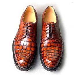 2024 Chaussures habillées Ourui Arrivée Hommes Crocodile Cuir Formel Mâle Mariage Banquet Grooms