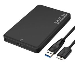 2024 Dropship 2.5 pulgadas HD externa HD USB3.0 a SATA HDD SSD Case 5GBPS SD DISCK CASE HDD CONCLUNIO DE LA PRUEBA PAR