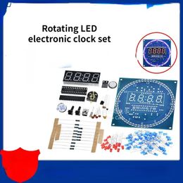 2024 DS1302 Pantalla LED giratoria Módulo de reloj Electrónico Módulo Kit de bricolaje Pantalla de temperatura LED para Arduinofor Pantalla de temperatura Arduino