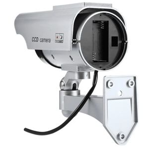 2024 Dummy Camera Waterdichte buitencamera Powered Solar Battery Flicker knipper LED Beveiliging Bullet CCTV Camera voor Indooroutdoor Dummy