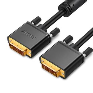 2024 Cable DVI 24+1 HD 2K Monitor conectado a la tarjeta de gráficos por computadora de escritorio host dual-canal-D Línea de datos masculina Cable DVI para monitor 2K