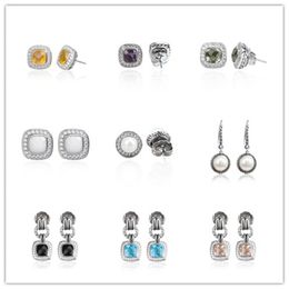 2024 DY Boucle d'oreille Designer Stud pour femme homme luxe mode crochet torsadé 925 argent aiguille 18 carats plaqué or vente chaude boucles d'oreilles cadeau de mariage bijoux en gros