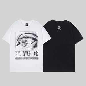 T-shirt tendance américain Hellstar/Big Eye, marque tendance, début du printemps 2024, imprimé artistique