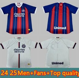 2024 EC Bahia Gilberto Hombres Soccer Jerseys Rossi Flavio Daniel Rodriguinho 24 25 hommes Home Football Shirt club