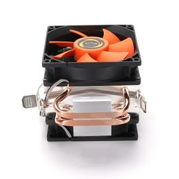 2024 Efficiënte koeling CPU Cooler Fan 3pin voor Intel LGA 1150 1151 1155 1156 775 1200 AMD AM3 AM4 stille ventilador stille radiator voor