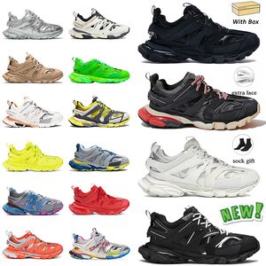 2024 Belenciaga Designer Femmes Hommes Chaussures Track 3 Baskets Casual Baskets De Luxe Deep Green Orange Argent Gris Chaussures Chaussures De Course Taille 35-46 DHgate