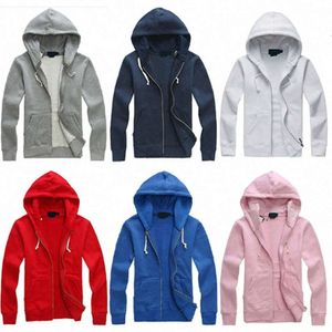 2024 Broderie Pony Qualité Mens Produit Sweats à capuche S Polo Chaud et Sweatshirts Automne Hiver Casual avec une capuche Sport Veste Hommes 23fw