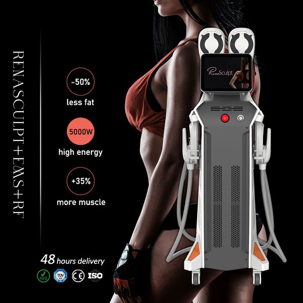 2024 EMS Équipement Hiem RF Slincming Fat Burning Electrostimulation Machine de fitness détruire les cellules de graisse des muscles de remodelage Big Powe