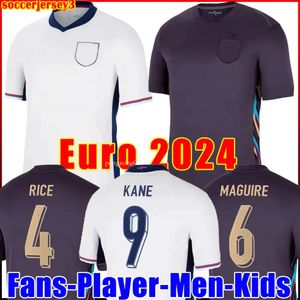 2024 Maillot de football d'Angleterre Euro 24 25 Maillot de football BELLINGHAM VERSION JOUEUR FANS SAKA FODEN RASHFORD GREALISH Équipe nationale KANE Kit de maillot de football Kit enfants 57 84