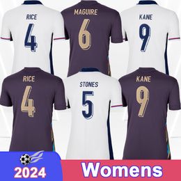 2024 Angleterre Rice Women Soccer Jerseys Maddison Gallagher Fode Gordon Bellingham Gomez Watkins Home Away Football Shirts Adult Uniforms