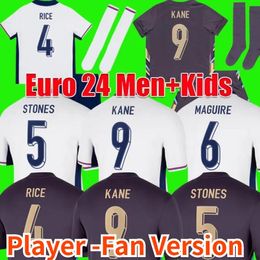 24 25 EngelandS voetbalshirts SAKA RASHFORD KANE FODEN STERLING 2024 GREALISH MOUNT BELLINGHAM TRIPPTIER GALLAGHER STONES WALKER heren kindertenue set voetbalshirt