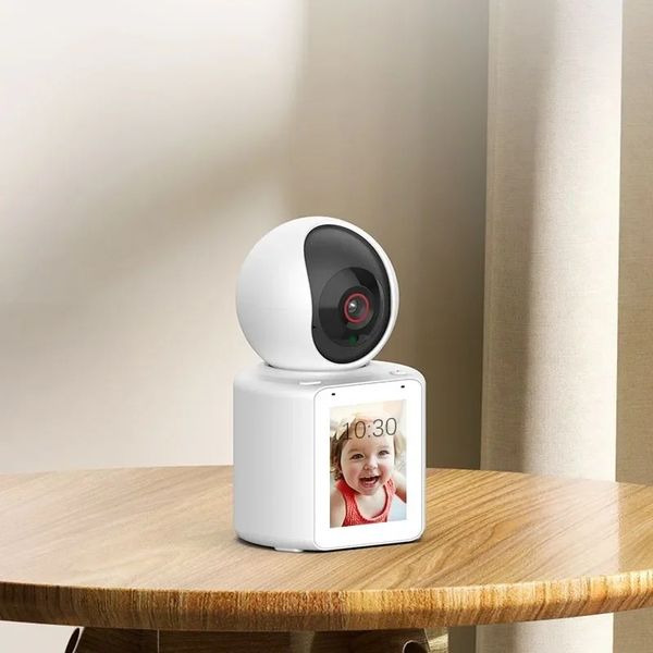 2024 ESCAM NUEVA VIDEA CAMINACIÓN SMART WiFi con pantalla IPS de 2.8 pulgadas FHD 1080P IP CAM BO-WAY Talk Cámaras PTZ inalámbricas Cámaras seguras, aquí hay 3