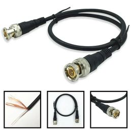 2024 ESCAM Copper pur bnc mâle à mâle Crimp droit Q9 Head Hd Monitor Line Double-Head Video Cable 1 M Jumper Escam Copper Pure Copper BNC mâle