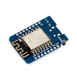 2024 ESP8266 ESP-12 ESP12 WEMOS D1 Mini Módulo WEMOS D1 Mini Tablero de desarrollo WiFi Micro USB 3.3V basado en ESP-8266EX 11 Pin digital-para