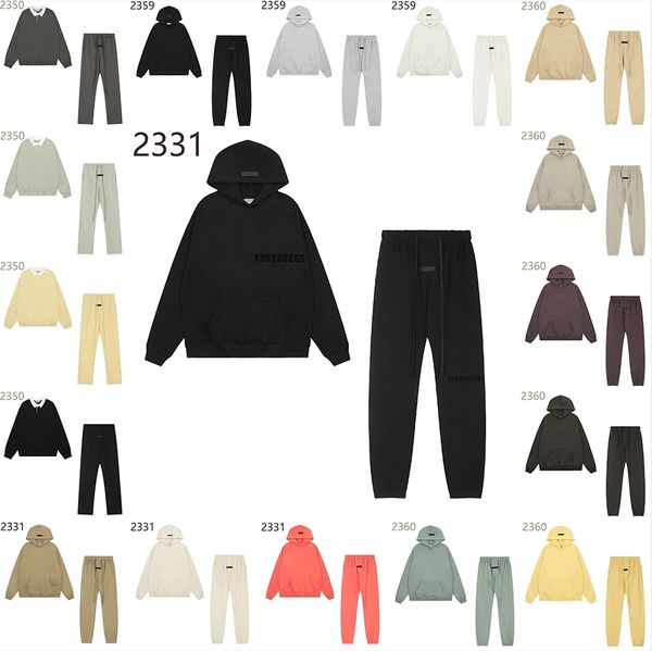 2024 ESS Sweat à capuche Designer FOG 1977 Essentials Sweat à capuche Lettre imprimée Pull à capuche Essentail Sweatshirts Top Quality Ess Jumper Essentialsweatshirts S-XL