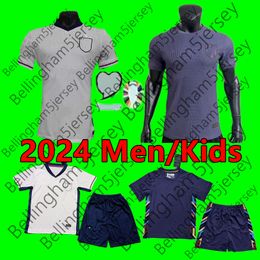 2024 Euro Cup England Jersey KANE Home Away Soccer Jerseys Saka Rice Foden Rashford Sterling Maguire Grealish Bellingham Hombres Niños Fans Player Kit de camiseta de fútbol
