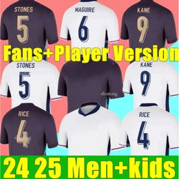 2024 Euro Cup Englands Jersey Bellingham Home Away Soccer Jerseys Rice Saka Foden Rashford Sterling Stones Grealish Kane Men Kids Fans Joueur Football S 69