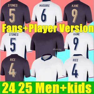 2024 Euro Cup Englands Jersey BELLINGHAM Home Away Soccer Jerseys RICE SAKA FODEN RASHFORD STERLING STONES GREALISH KANE Hommes Enfants Fans Joueur Football S 63 3