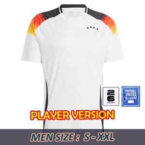 2024 Euro Cup Duitsland Soccer Jerseys Hummels Gnabry 24 25 Kroos Werner Draxler Reus Muller Gotze Men Football Shirts Kids Kits Fans Player Versie Home Away 4746