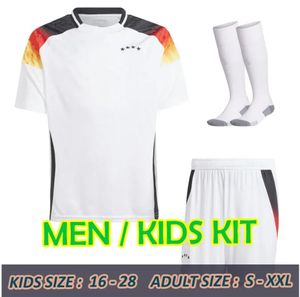 2024 Euro Cup Duitsland Soccer Jerseys Musiala Muller Reus Gnabry Sane Kroos Kimmich Werner Fullkrug Havertz Fans Player Men Kids Kits Home Away voetbalshirt 1415