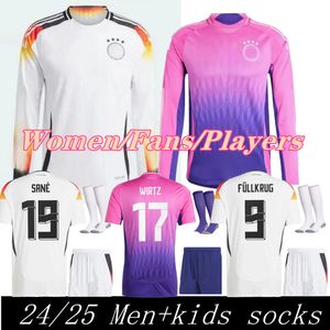 2024 Euro Cup Duitsland Soccer Jerseys Musiala Muller Reus Gnabry Sane Kroos Kimmich Werner Fullkrug Havertz Player Men Kids Kit Woman Home Away voetbalhirtuniform