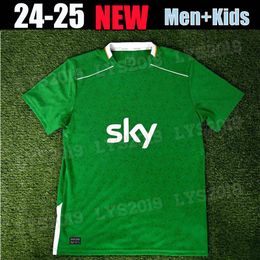 2024 Euro Cup Kids Kit ROBINSON OBAFEMI Clasificatorio nacional Classy Special 2025 Camiseta de fútbol Verde Blanco FERGUSON BROWNE BRADY Irlanda Camiseta de fútbol