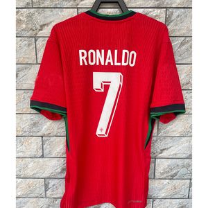 2024 Euro Cup Portuguesa Portugal Soccer Jerseys Ronaldo Joao Felix Pepe Bermardo B.Fernandes Camisa de Futebol 24 25 J.Moutinho Football Shirt Men Kit Single Top DIY