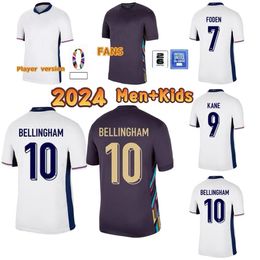 2024 Championnat d'Europe Championnat Angleterre Bellingham Football 150 ans 23 24 25 Équipe nationale Toone Football Shirt White Bright Kane Sterling Rashford Grealish Set