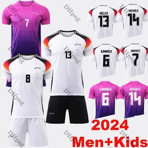 2024 European Cup Duitsland Duitsland voetbalsjerseys Hummels Kroos Gnabry Werner Draxler Reus Muller Gotze Men and Kids Kit Fans Player Versie Voetbalshirt Uniform SSS