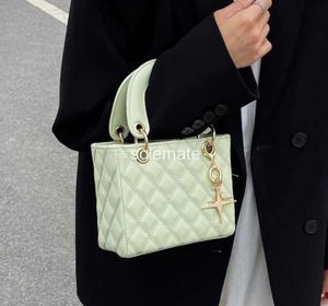 2024 Sacs de soirée Lattice Winter Leather Womens Designer New Handbag Sac à main Messenger Women Sac