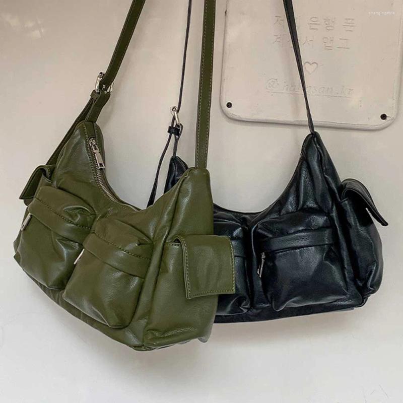 2024 Evening Bags Women Retro Messenger Bag Fashion Vintage Tote Handbag Versatile Leather Shoulder Daily Dating