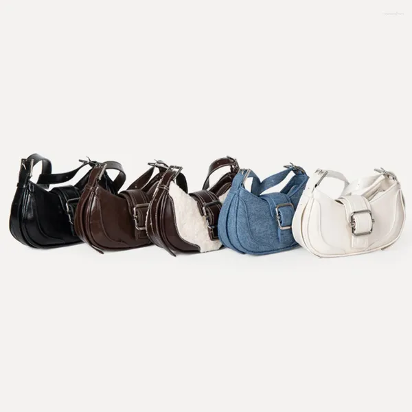 Bolsos de noche para mujer, bolso de mano de hombro, bolso informal con asa superior, bolso de mano de cuero versátil, bolso elegante para chica, 2024