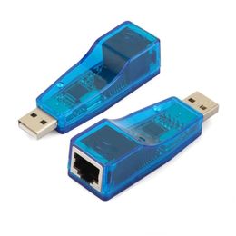 2024 Externe RJ45 LAN -kaart USB naar Ethernet -adapter voor Mac IOS Android PC Laptop 10/100 Mbps Netwerk Hot Sale voor USB LAN Card Mac