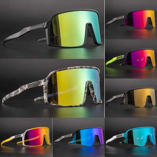 2024 Diseñador de gafas al aire libre 0akley 9465A Deportes Ciclismo Gafas de bicicleta al aire libre 3 lentes polarizadas Tr90 Gafas de sol fotocromáticas Pesca Correr Deporte Hombres Mujeres