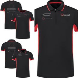 2024 F1 Polo para hombre Camiseta Fórmula 1 Camiseta para piloto Nueva temporada Equipo Traje de carreras Tops Fans Misma camiseta informal Jersey Tallas grandes