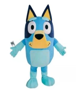 2024 Factory Hot Sale Bingo Dog Mascot Costume Adult Cartoon Cartoon Charactefit Plan Suit Plan d'anniversaire Cadeau