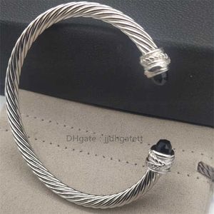 2024 Prix Usine 100% Réel S925 Argent Marque Designer Bracelets Hommes Rétro Tendance Bijoux Accessoires Cadeau De Luxe Femmes Populaires Comme Bracelet De Vêtements