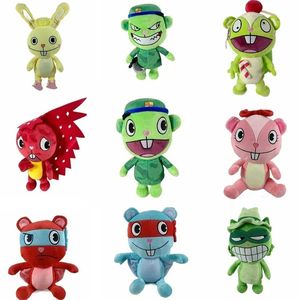 2024 Fábrica al por mayor 28 cm 9 estilos Happy Tree Friends Military Flippy Fehip Toys Film and Television Difuntas periféricas Regalos para niños