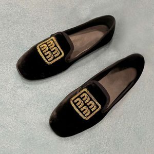 2024 Fake New Veet Flat Bottom Lefu Zhang Yuanying Sovele Shoe Single French Women's Shoes Instagram