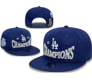 2024 Mode Baseball Sun Caps Dodgers Champions World Series Toutes les équipes pour hommes Femmes Football Chapeaux Snapback Strapback Hip Hop Sports Hat Mix Order