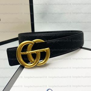 2024 Mode Business Ceinture décontractée Hommes Ceintures de créateurs Classiques GGites Femmes Boucle en métal Largeur en cuir 3,8 cm Taille 105-125 cm avec boîte G09